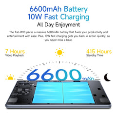 Tableta Ulefone Tab W10 WiFi, 10,1 pulgadas,...