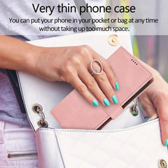 Funda para teléfono de piel de becerro con t...