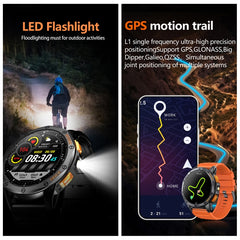 Reloj inteligente deportivo con GPS LEMFO K67 de 1,43 pulgadas