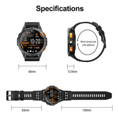 Reloj inteligente deportivo con GPS LEMFO K67 de 1,43 pulgadas