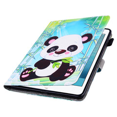 Estuche de cuero con tapa horizontal, con ra...