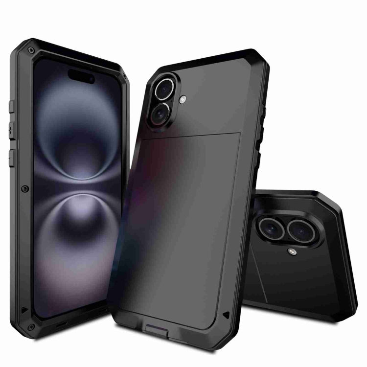 Funda metálica para teléfono con triple prot...