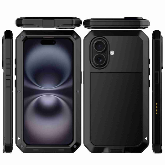 Funda metálica para teléfono con triple prot...