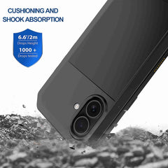 Funda metálica para teléfono con triple prot...