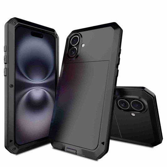 Funda metálica para teléfono con triple prot...