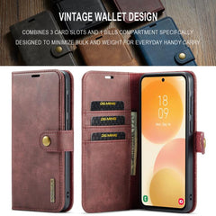 Estuche de cuero magnético desmontable con t...