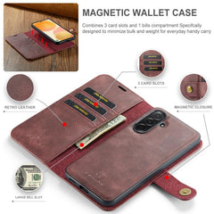 Estuche de cuero magnético desmontable con t...