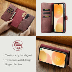 Estuche de cuero magnético desmontable con t...