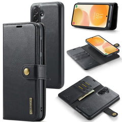 Estuche de cuero magnético desmontable con t...