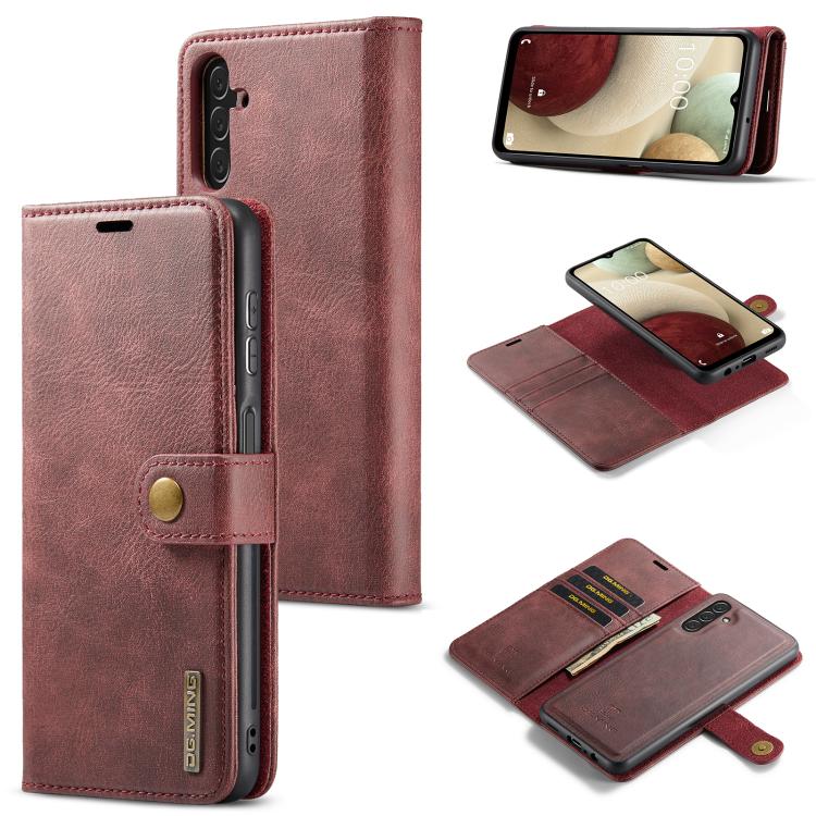 Estuche de cuero magnético desmontable con t...