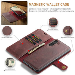 Estuche de cuero magnético desmontable con t...