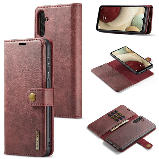 Estuche de cuero magnético desmontable con t...