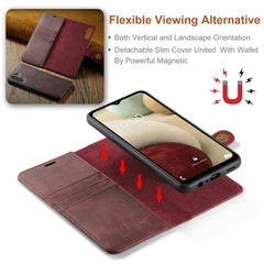 Estuche de cuero magnético desmontable con t...