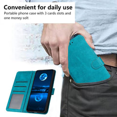 Funda para teléfono con tapa de piel de bece...