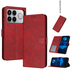 Funda para teléfono con tapa de piel de bece...