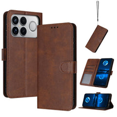 Funda para teléfono con tapa de piel de bece...
