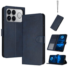 Funda para teléfono con tapa de piel de bece...