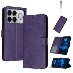 Funda para teléfono con tapa de piel de bece...