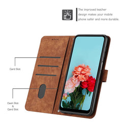 Funda de cuero para teléfono con diseño de r...