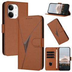 Estuche para teléfono de cuero con cierre de...