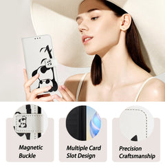 Funda de cuero para teléfono con patrón de d...