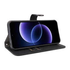 Funda de cuero con tapa magnética para teléf...