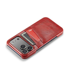 Funda para teléfono de cuero sintético con r...