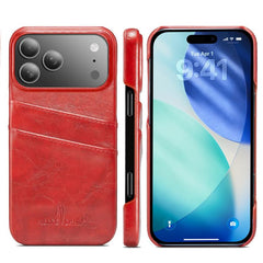 Funda para teléfono de cuero sintético con r...