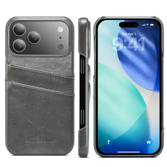 Funda para teléfono de cuero sintético con r...