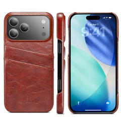 Funda para teléfono de cuero sintético con r...