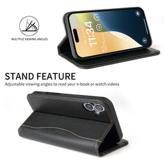 Fierre Shann Funda para teléfono de cuero co...