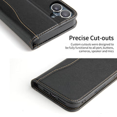 Fierre Shann Funda para teléfono de cuero co...