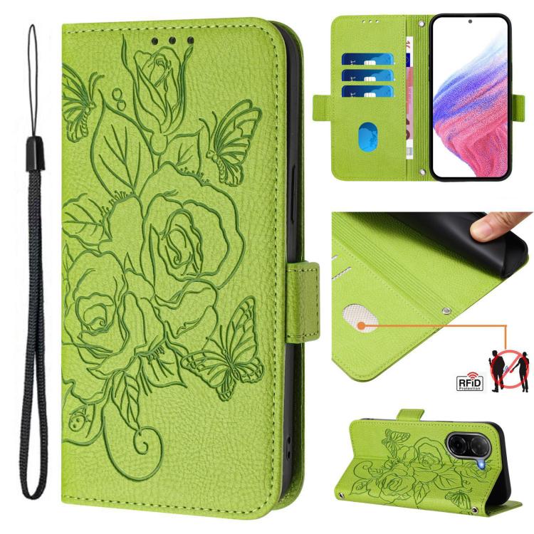 Funda de cuero antirrobo para teléfono con R...
