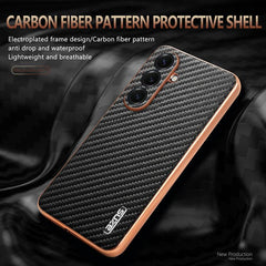 Estuche para teléfono con textura de fibra d...