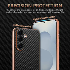 Estuche para teléfono con textura de fibra d...