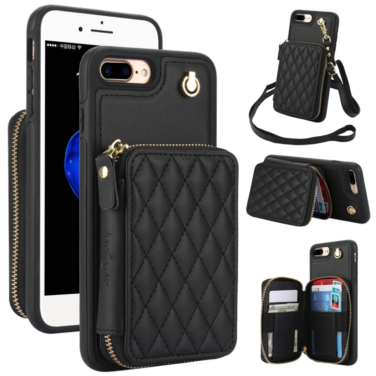Cartera cruzada con cremallera AwQuer, funda...