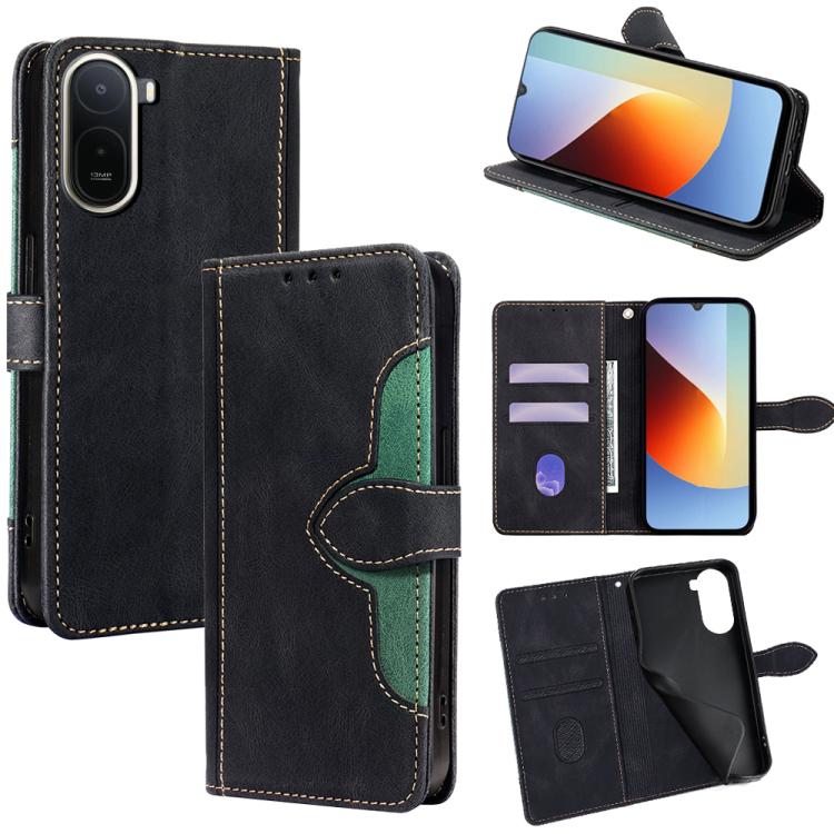 Funda de cuero para teléfono con hebilla mag...
