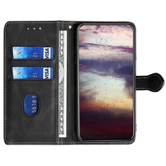 Funda de cuero para teléfono con hebilla mag...