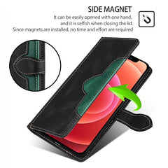 Funda de cuero para teléfono con hebilla mag...