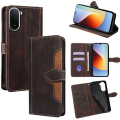 Funda de cuero para teléfono con hebilla mag...