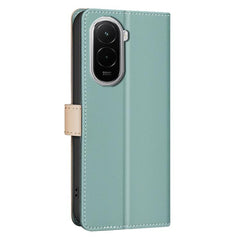 Funda de cuero antirrobo para teléfono con p...