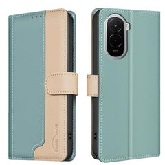 Funda de cuero antirrobo para teléfono con p...