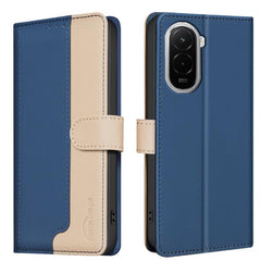Funda de cuero antirrobo para teléfono con p...