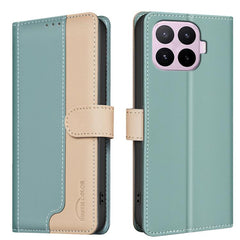 Funda de cuero antirrobo para teléfono con p...