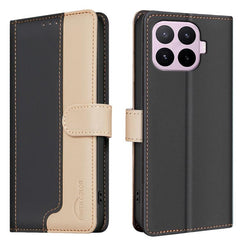 Funda de cuero antirrobo para teléfono con p...