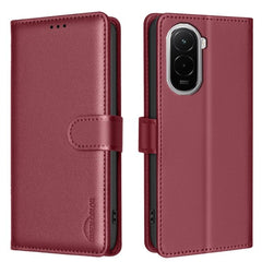 Funda de cuero antirrobo para teléfono con t...