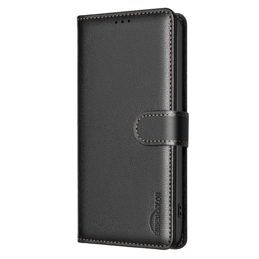 Funda de cuero antirrobo para teléfono con t...