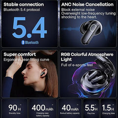 Auriculares inalámbricos con Bluetooth para ...
