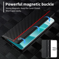LC.IMEEKE Funda de cuero para teléfono con f...