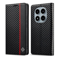 LC.IMEEKE Funda de cuero para teléfono con f...